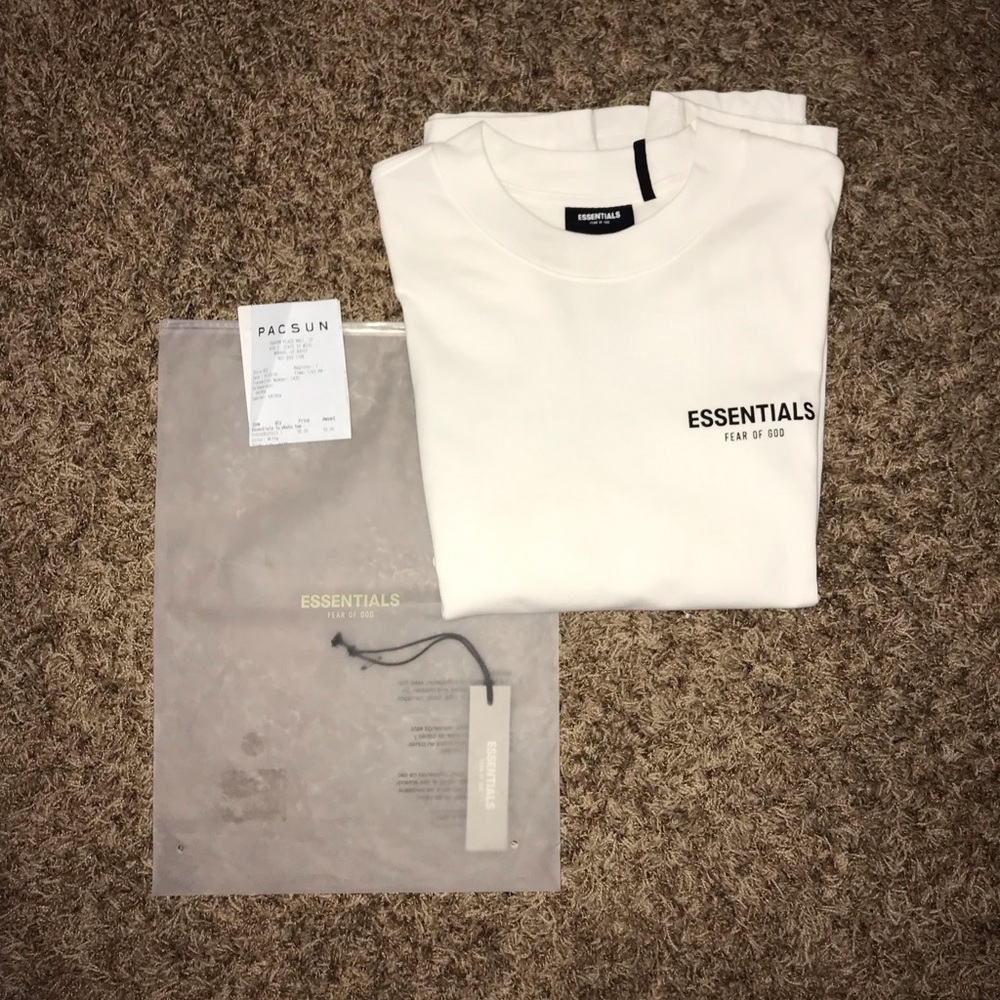 Fog essentials photo long sleeve tee white size L